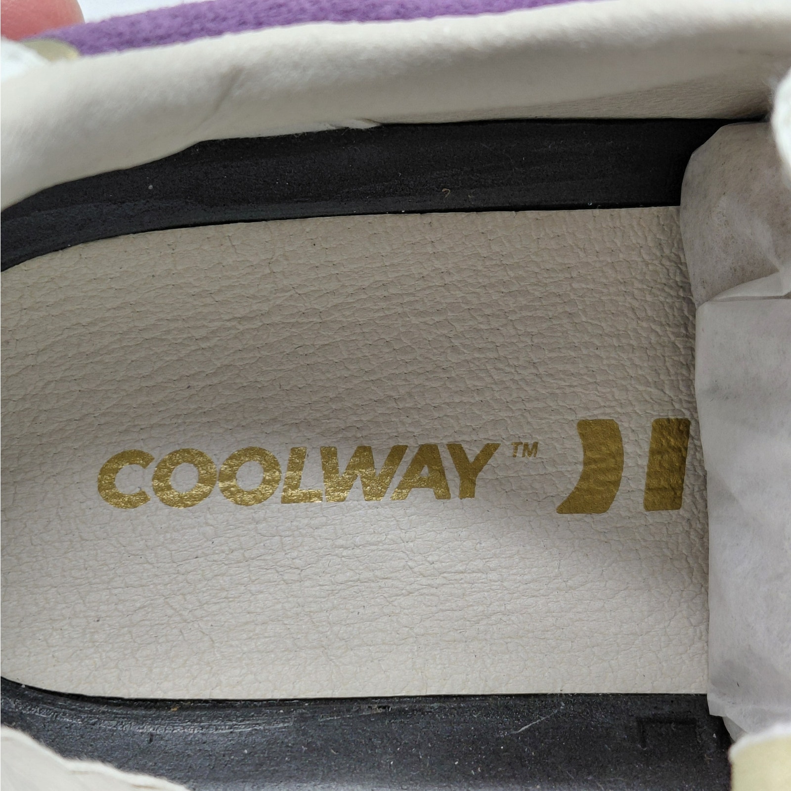 Coolway Womens Duck Athletic Sneakers Size 7.5 Purple Suede Gum Sole Y2k Indie — image 5 of 8